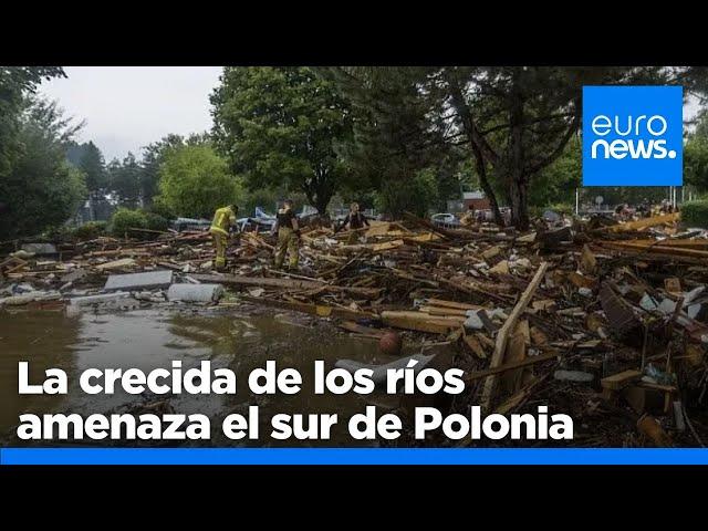 La crecida de los ríos amenaza el sur de Polonia y las inundaciones retroceden en otras partes