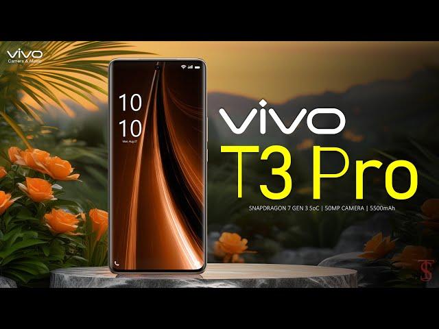 Vivo T3 Pro Price, Official Look, Design, Specifications, Camera, Features | #vivot3pro #vivo