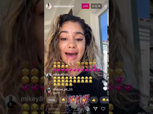 LALA RESPONDS TO RUBI!!! FULL INSTAGRAM LIVE VIDEO||