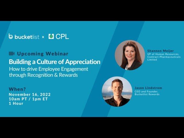 Building a Culture of Appreciation: How to drive employee engagement through Recognition & Rewards