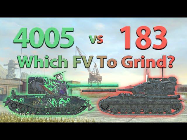 WOT Blitz Face Off || FV4005 vs FV215b 183