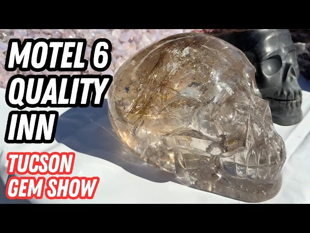 Tucson Gem Show Day 4 | Quality Inn & Motel 6 | Crystal Shop with Me!