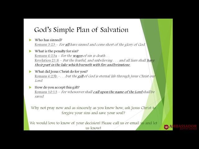 11-24-2024-Sunday AM Service With - Pastor Danny Allen: