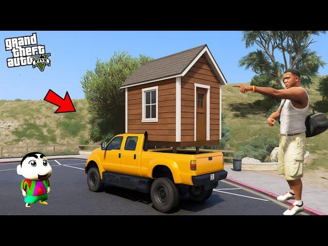 FRANKLIN BUILT A HOUSE ON HIS CAR IN GTA 5
