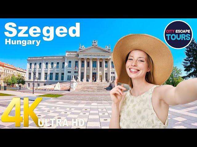 Szeged  Beautiful City Hungary  Tour (4k UHD 60fps)