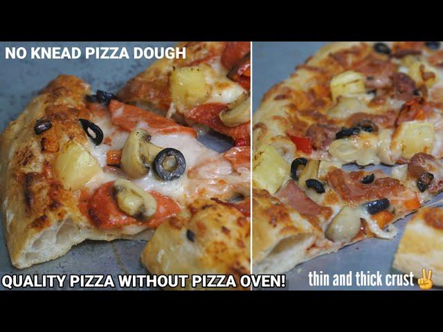 HINDI MO NA KAILANGAN  MASAHIN O HAWAKAN ANG DOUGH/ QUALITY FRESH PIZZA WITHOUT PIZZA OVEN!