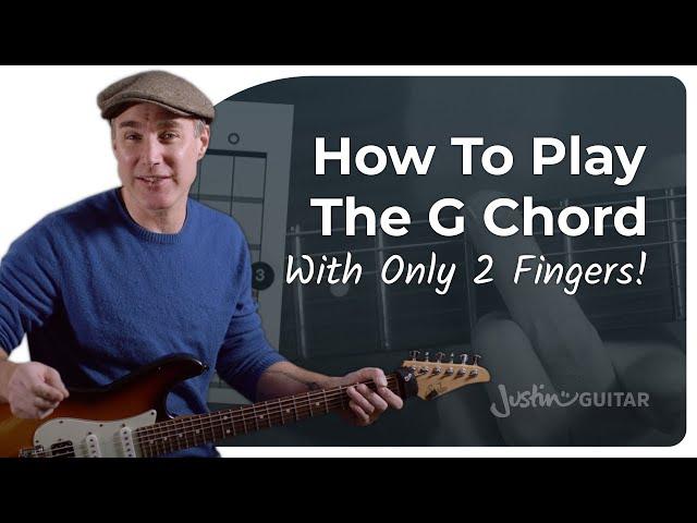 How to Play the G Chord... HACKED! | Guitar For Beginners