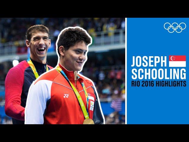 Joseph Schooling - The man who beat Michael Phelps! | Athlete Highlights