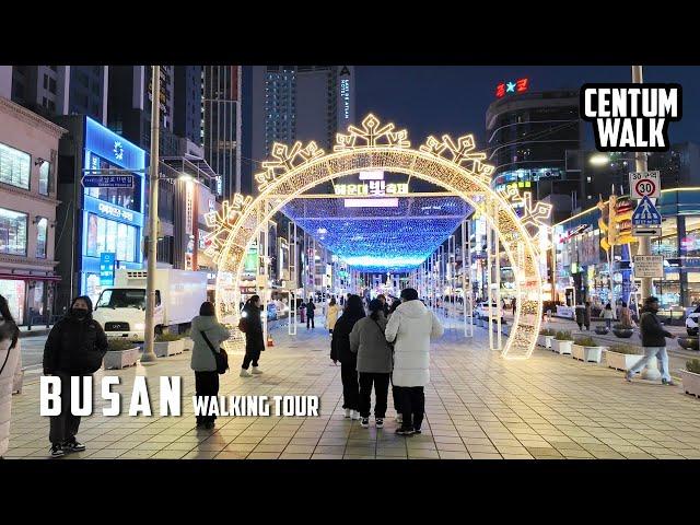 The 10th Haeundae Light Festival | Busan walking tour | korea | CentumWalk 4K