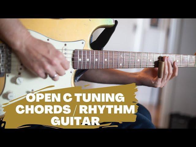 Learn to play chords in Open C tuning - the BEST guitar tuning :-)