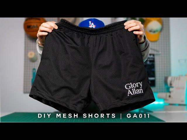 How to Sew Mesh Shorts for Beginners | GA011