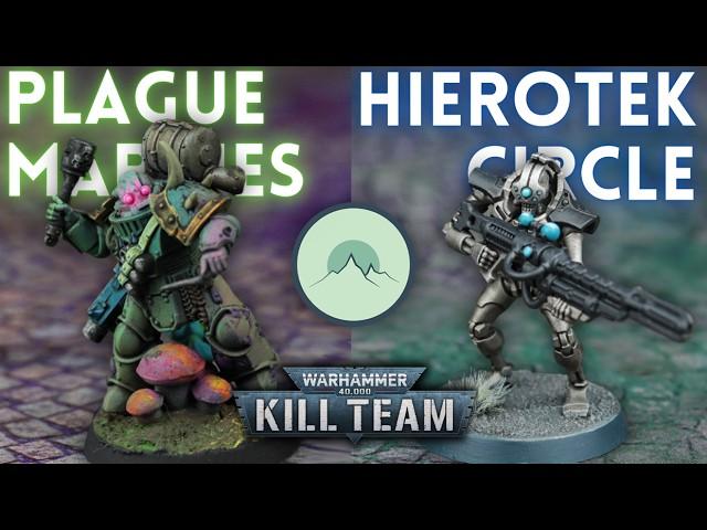 Plague Marines vs. Hierotek Circle [Kill Team Battle Report]