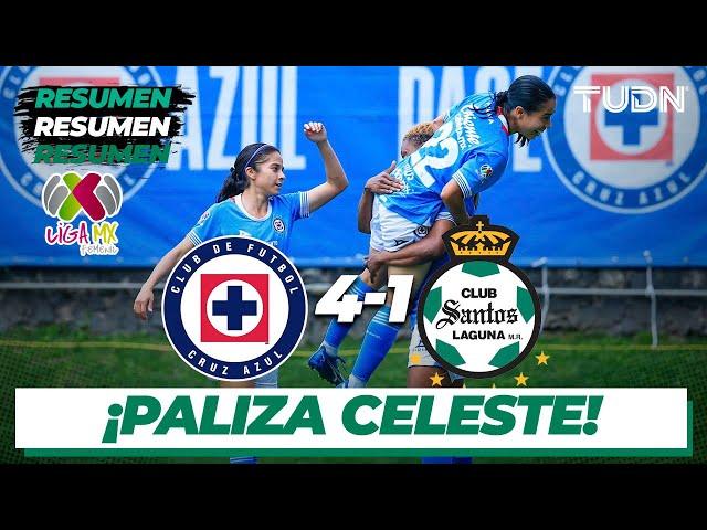 Resumen y goles | Cruz Azul 4-1 Santos | Liga Mx Femenil AP2024-J5 | TUDN