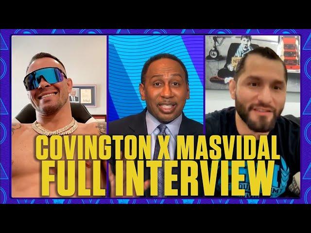 Colby Covington & Jorge Masvidal go 1-on-1 on Stephen A’s World