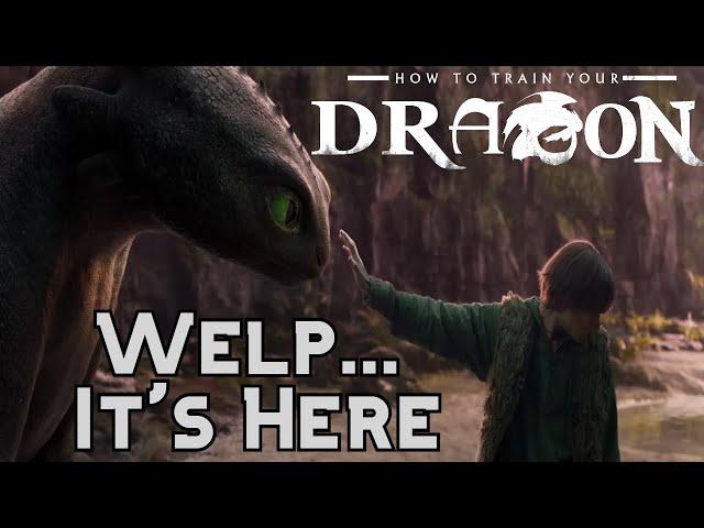 so the live action how to train your dragon trailer is here...