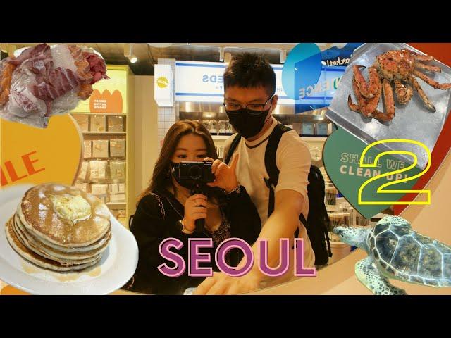 Dear Seoul || OUR FIRST COUPLE TRIP FT. FLUFFY PANCAKES & FRESH SEAFOOD @Noryangjin Fish Market!