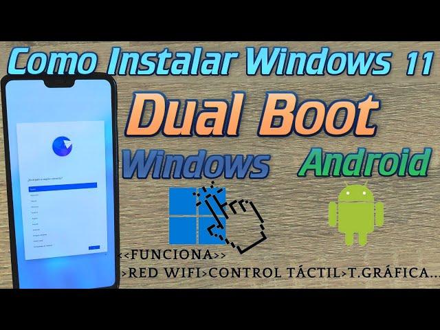 Como INSTALAR Windows 11 ARM (sin emulador)| Iniciar DOS Sistemas ANDROID y WINDOWS One Plus 6