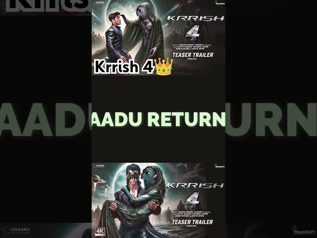 Krrish 4:Jaadu Returns -Hindi Trailer |HrithikRoshan |Tiger Shroff |RakeshRoshan |New 2026 #krishnas