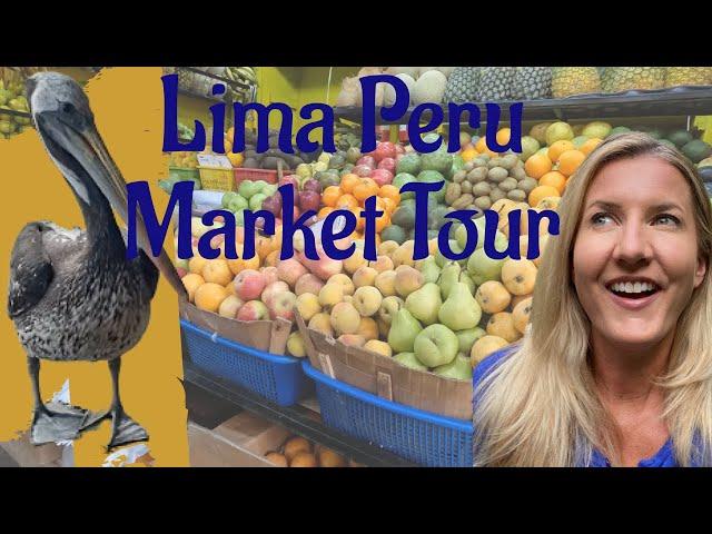 Lima Peru Street Food Market | Trying Fresh Fish Used for Ceviche, Fruits & Food from the Amazon!