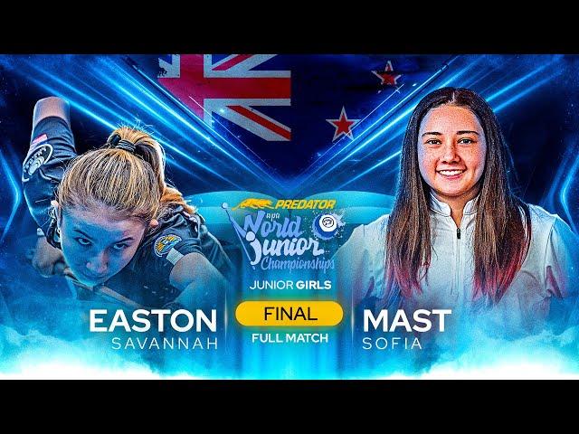 JUNIOR GIRLS FINAL ▸ MAST v EASTON ▸ 2024 WPA World Championships New Zealand