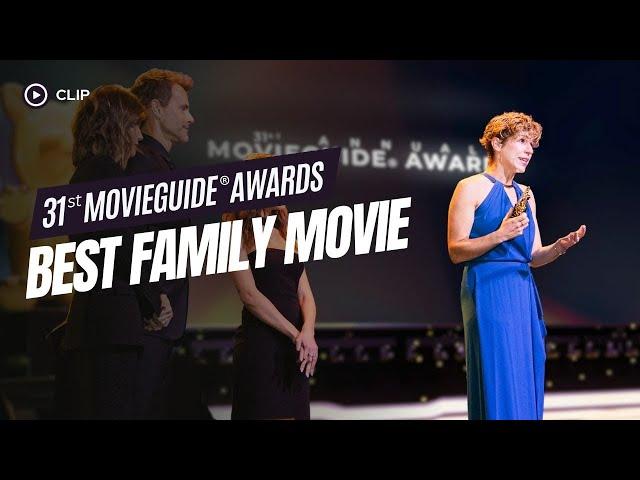 Best Family Movie presented at the 31st Movieguide Awards!