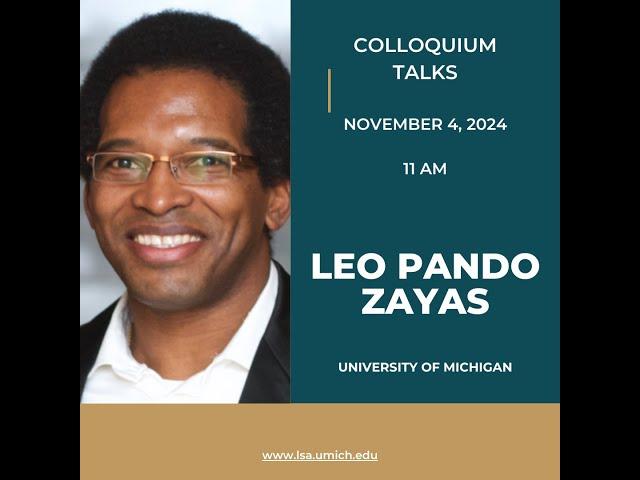 BHI Colloquium Talks 11/04/2024 Leo Pando Zayas