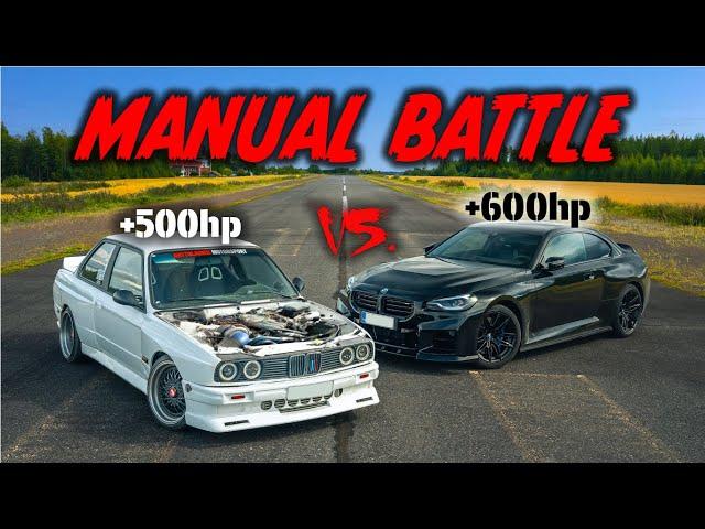 UUSI VS. VANHA | BMW E30 500HP VS. 600HP BMW M2 G87 | KIIHDYTYSKISA