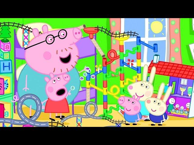 Peppa Pig Official Channel | The Biggest Marble Run Challenge with Peppa Pig