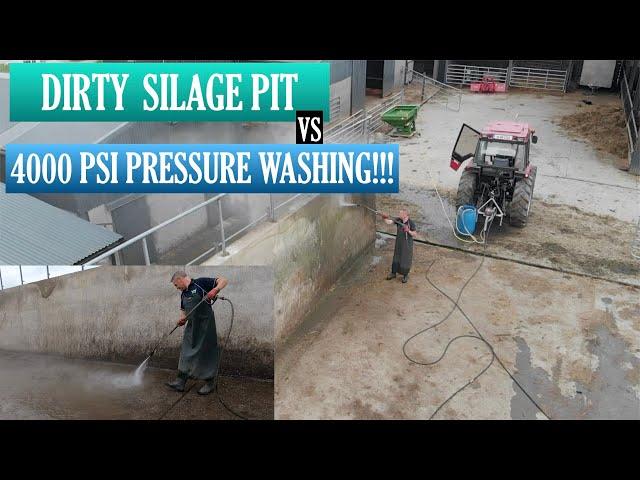 DIRTY SILAGE PIT VS 4000PSI PRESSURE WASHING,  HOW HAS OUR CALVES DONE SINCE GOING OUT TO GRASS ???