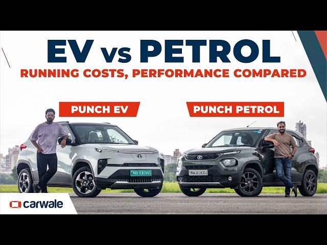 Tata Punch EV vs Punch Petrol | Maintenance, Mileage, Service Cost & Range Compared