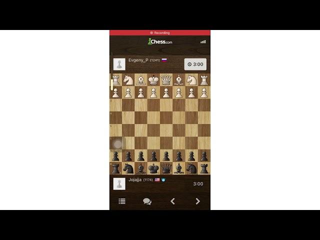 Playing against evgeny P in chess