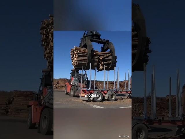 Amazing Log Handling Machine TW Logstacker