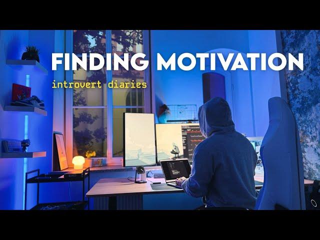 introvert diaries ️ finding motivation to achieve my goals and stay productive, homebody life