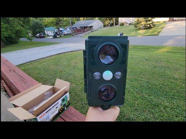 #ohio #garden2022 Solar Animal Repeller