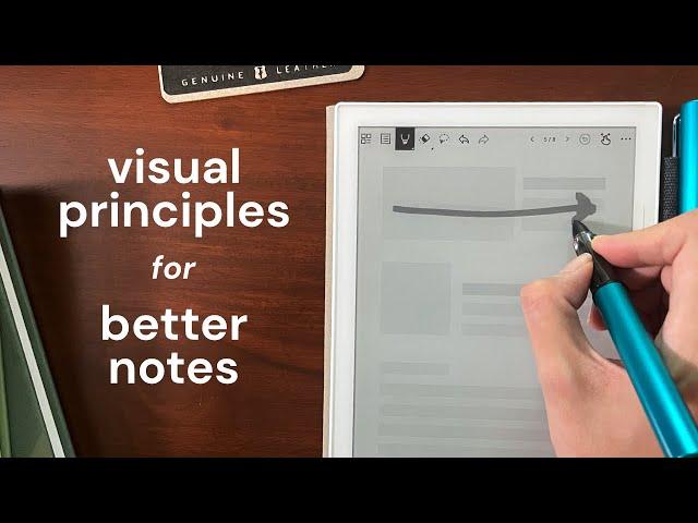 This concept can improve ANY notes (even in B&W) | note-taking & productivity | e-ink