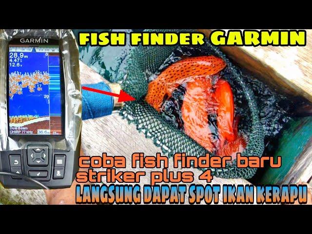 MANCING MENGGUNAKAN FISH FINDER BARU || striker plus 4 tampilan karang lebih akurat dan terbukti