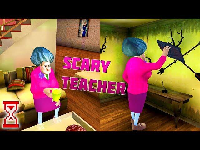 Выполнение заданий: укол Булавкой и спасение Кота | Scary Teacher