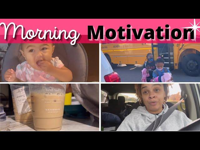 My morning routine | realistic routine +  DIY Starbucks coffee  at home | mother daughter bonding