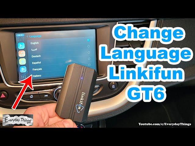 How to Change Language on Linkifun GT6 Android 12 Smart AI Box