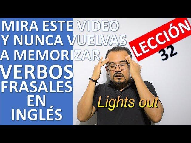 COMO ENTENDER VERBOS FRASALES EN INGLES SIN MEMORIZAR