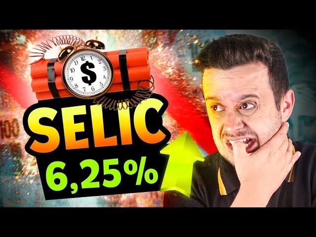 Selic SUBIU para 6,25% ao ano! Onde Investir? #shorts