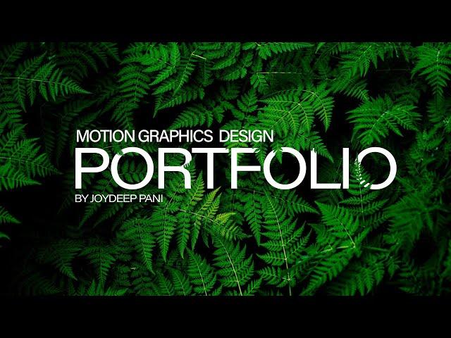 Motion Graphics Portfolio (2022) || Showreel || Graphics Portfolio