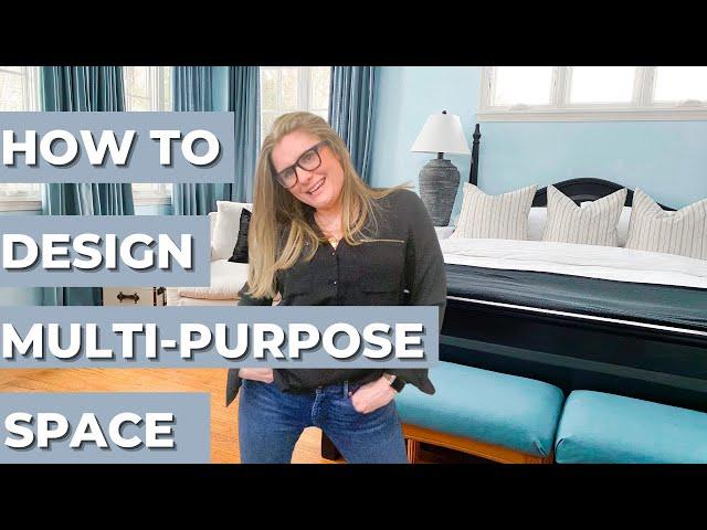 How To Design A Multi-Purpose Space | Small Spaces and Functional Design