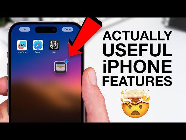 10 iPhone features you'll actually use! iOS 16 tips & tricks!