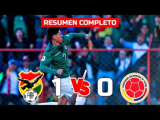 Bolivia 1 - 0 Colombia Resumen Completo 2024 Eliminatorias Sudamericanas