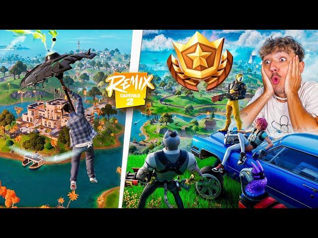 ¡MI PRIMERA PARTIDA EN FORTNITE CAPÍTULO 2 REMIX y COMPRANDO EL PASE DE BATALLA!