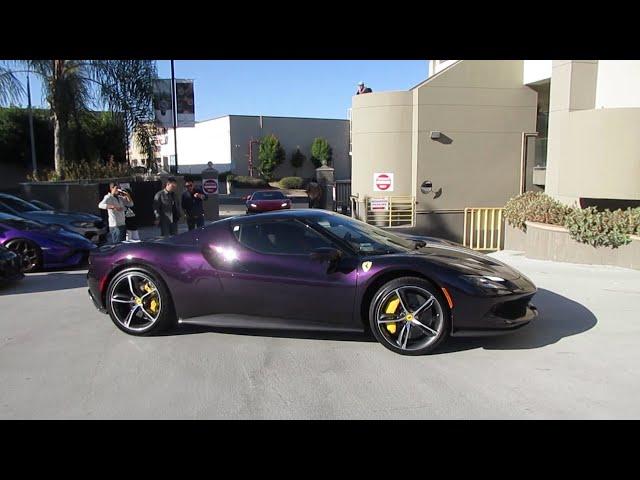 Purple 2024 Ferrari 296 GTB