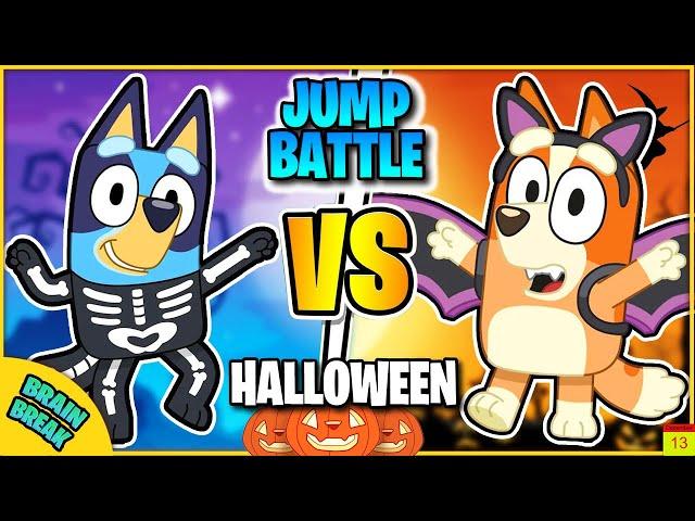 Halloween Bluey Brain Breaks Party  | Floor Is The Lava Dance  | Just Dance & Chase | Danny Go!