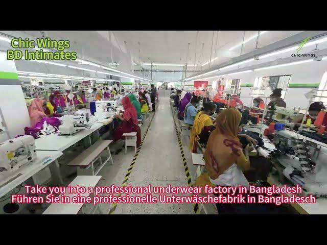 Underwear Manufacturer's Production Line/Lingerie Factory in Bangladesh/Chic Wings BD Intimates