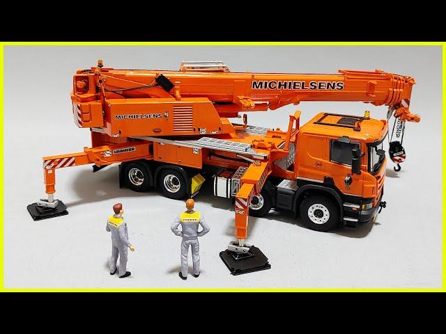 1/50 WSI liebherr LTF 1060-4.1 MICHIELSENS 51-2000 크레인모형 중장비모형 스카니아트럭 SCANIA P410 8×4 카고크레인 트럭크레인